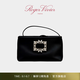 ROGERVIVIER/RV女包Nightlily鉆扣單肩包手拿包 黑色