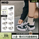 MIO【宋亞軒同款】米奧小白休閑鞋厚底板鞋運(yùn)動(dòng)情侶溶解女鞋男老爹鞋 黑/白色 （嚴(yán)浩翔同款） 35