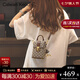 CALWAN KEODH手機(jī)包包女包2025新款斜挎腰包輕便挎包生日七夕情人節(jié)禮物送女友 【卡其色】時(shí)髦復(fù)古小方送老婆高級(jí)實(shí)用