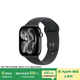 Apple/蘋(píng)果 Watch S11 智能手表GPS款46毫米亮黑色鋁金屬表殼黑色運動(dòng)型表帶S/M MEVG4CH/B