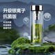 特美刻（TOMIC）銀離子抗菌高硼硅雙層玻璃杯茶隔商務辦公泡茶杯畢業(yè)禮物老師
