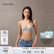 Calvin Klein內(nèi)衣【七夕禮盒摩登引力帶】25夏女ck無鋼圈3/4薄杯文胸QF8090AD P7A-椰青灰 L