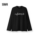 森馬（Semir）王安宇同款|長(cháng)袖T恤男純棉打底衫字母t25秋印花內搭109725101204