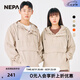 NEPA耐葩戶(hù)外男女Anorak連帽夾克換季外套7JC0661 淺灰色 175/92A