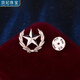 頂妃（DING FEI）歐美時尚個性麥穗五角星胸針男士襯衫衣領(lǐng)裝飾個性潮外套胸口徽章 小號金色  A28-205