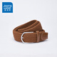 真維斯簡(jiǎn)單懶人BI備無(wú)孔彈力腰帶休閑皮帶男女學(xué)生編織褲帶韓版新