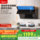 美的（Midea）側(cè)吸式油煙機(jī)家用大吸力23風(fēng)量 自動清洗 脫排煙機(jī)CXW-280-J39國家補(bǔ)貼20%可配燃?xì)庠? title=