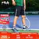 FILA斐樂(lè)兒童童裝短褲2025年夏季男中大童針織五分褲 青鳥藍(lán)-NV 150