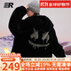 ER【張澤禹同款】?jì)擅娲┓卵蚋崦q男士外套男女同款連帽保暖厚棉衣 黑色 M碼-175/70kg