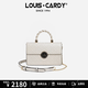 路易.卡迪 Logo方包輕奢時(shí)尚百搭女士單肩 米白色