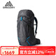GREGORY格里高利FOCAL 展翼系列戶外運動輕量化徒步登山包背包 48L-光澤黑 M
