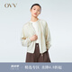 OVV2023春夏新款女裝大地色系輕薄精致松緊圓領(lǐng)休閑夾克外套 卡其（凈色）15 S