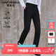 報(bào)喜鳥休閑褲男褲【全能小冰褲2代抗紫外線】時(shí)尚彈力涼感休閑褲輕薄褲 黑色 36