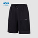 HOKA ONE ONE男款夏季戶外休閑短褲OUTDOOR SHORT CHN透氣新款 黑色 L