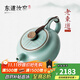東道汝窯河南非遺2018年老東道陶瓷功夫茶具手工泡茶壺開(kāi)片可養禮盒裝 玲瓏壺 250ML（天青） 250ml