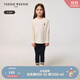 Teenie Weenie Kids小熊童裝25年春夏新款女童時尚百搭撞色打底褲 藏青色 110 cm
