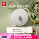雙立人（ZWILLING）琺瑯鑄鐵鍋湯鍋燉鍋微壓鍋雙耳煲湯鍋24cm燉肉鍋電磁爐通用火鍋 白色鑄鐵鍋 24cm 3.8L