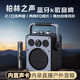 柏林之聲藍(lán)牙音響戶外音箱家庭k歌專用廣場舞演出大音量便攜音箱 典雅黑 三年質(zhì)保+一年以換代修