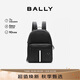BALLY巴利【七夕禮物】男包牛皮革手提雙肩包背包條紋6238746 黑白條紋