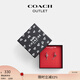 蔻馳（COACH）奧萊女士組合夾圈耳環(huán)耳飾高級(jí) 密鑲鑰匙組合夾圈耳環(huán)