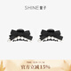萱子（SHINE）甜美簡(jiǎn)約黑色抓夾可愛(ài)蝴蝶結對夾優(yōu)雅精致發(fā)飾新款生日禮物 黑色 2個(gè)