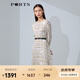 PORTS寶姿女裝春夏新款長袖設(shè)計(jì)感中長連衣裙LM8D052MPS174 米白色印花 L (8)