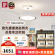 Paulmann P德國柏曼雙向光護(hù)眼吸頂燈臥室書房學(xué)習(xí)閱讀漫反射遙控LED燈具 [調(diào)光調(diào)色版]推薦7-11㎡ 贈遙控