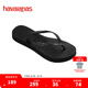 havaianas哈唯納SlimFlatform厚底人字拖女夏外穿增高夾腳涼拖鞋 0090-火耀黑 39 39/40巴西碼