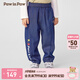 PawinPaw【高色牢度】卡通小熊童裝25年春夏新款男寶寶牛仔長(zhǎng)褲 D/Indigo深牛仔藍(lán)色/57 120
