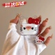 UOSO生氣HelloKitty貓適用airpodspro保護套耳機套二代蘋果耳機保護套無線藍牙耳機殼創(chuàng)意搞怪Kitty貓 生氣Kitty【單殼+紅色蝴蝶結】贈掛件 適用： AirPods Pro二代