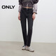 ONLY 2024冬季通勤氣質(zhì)高腰直筒褲九分褲牛仔褲女|125149028