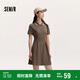 森馬（Semir）連衣裙女收腰修身夏季撞色polo領(lǐng)短裙學(xué)院運(yùn)動(dòng)風(fēng)101324114028