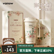 Vanow2025新款陶瓷保溫杯咖啡杯女生高顏值教師節(jié)禮物便攜吸管水杯子 彌花木槿500ML【陶瓷內(nèi)膽+禮盒】