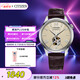 西鐵城（CITIZEN）手表男日韓表自動機械表盤皮帶復古學生七夕節(jié)禮物NH9130-17A