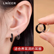 Lnieer養(yǎng)耳洞透明樹脂耳圈女耳釘耳骨釘耳環(huán)2025新款學生免摘防堵耳飾品 樹脂耳圈白色透明款3對