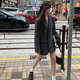 心楠2025新款灰色西裝外套女春秋免燙高級感百搭氣質(zhì)學(xué)生休閑通勤西服 灰色西裝外套【適合120斤以?xún)取? title=