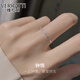維拉帝（Verratti）細戒指女【925銀】小眾冷淡風(fēng)簡(jiǎn)約時(shí)尚指環(huán)食指戒送女友新年禮物  時(shí)尚鑲鉆戒指