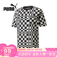 彪馬（PUMA）【京東奧萊】短袖男裝夏季時尚潮流棋盤格風(fēng)運動休閑T恤 533033-01 L