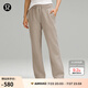 lululemon丨Loungeful 女士休閑直筒長褲 LW5EO5A 河石色 M
