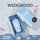 WEDGWOOD不銹鋼保溫杯高顏值咖啡杯便攜水杯陶瓷涂層茶杯保冷保熱隨行杯 漫游美境藍色吸管杯592ml