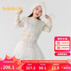 巴拉巴拉女童短裙套裝秋冬兩件套網(wǎng)紗蝴蝶結(jié)201424104004