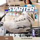 STARTER丨【Y2K音浪鞋】女休閑板鞋男潮鞋情侶鞋厚底鞋滑板鞋運動亞風鞋 白色 42