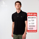 哈吉斯（HAZZYS）男裝 25夏上衣多色短袖POLO衫ASTZE0CBX71 黑色BK 2XL（185/104A5