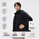 KOLON SPORT/可隆棉服內膽三合一沖鋒衣【胡歌同款】男子戶外防水透濕夾克 LHJK4WN205-BK 黑色 2XL 185/104A