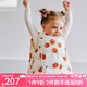 OAK FAMILY秋冬新年紅色夾棉馬甲加厚寶寶保暖圣誕服外套外穿背心 小蘋果 90 cm