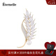 Eternelle法國(guó)永恒麥穗胸針女氣質(zhì)精致配飾輕奢胸花高檔七夕禮物 璀璨金色