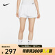 耐克（NIKE）女子網(wǎng)球半身裙速干運動(dòng)夏季白色百褶運動(dòng)半身裙 DR6850-100 S