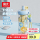 富光吸管杯Tritan水杯男女學(xué)生運(yùn)動(dòng)高顏值大容量夏季隨行便攜塑料杯子 夏日海鹽【茶倉吸管】680ml