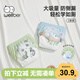 威爾貝魯（WELLBER）寶寶如廁訓(xùn)練褲2條裝嬰兒隔尿褲男女兒童內(nèi)褲布尿褲萌考拉熊貓100