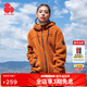 思凱樂SCALER戶外抓絨衛(wèi)衣女搖粒絨上衣保暖仿羊羔絨連帽外套抓絨衣 焦糖色 L